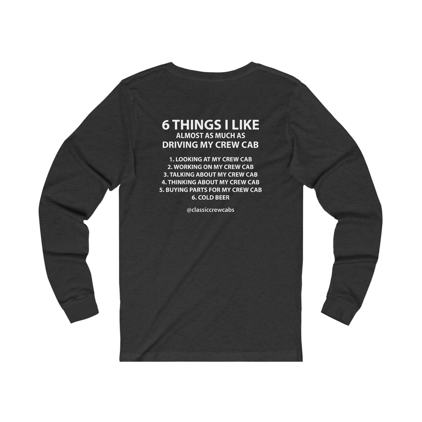 "6 Things I Like" - Dodge Sweptline - Long Sleeve Tee