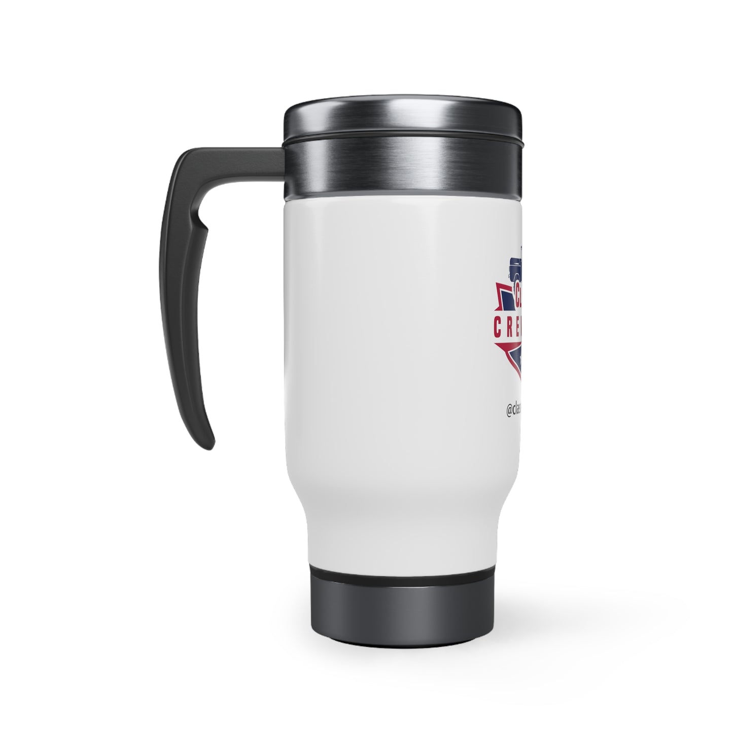 Ford Fridge Stainless Steel Travel Mug with Handle, 14oz