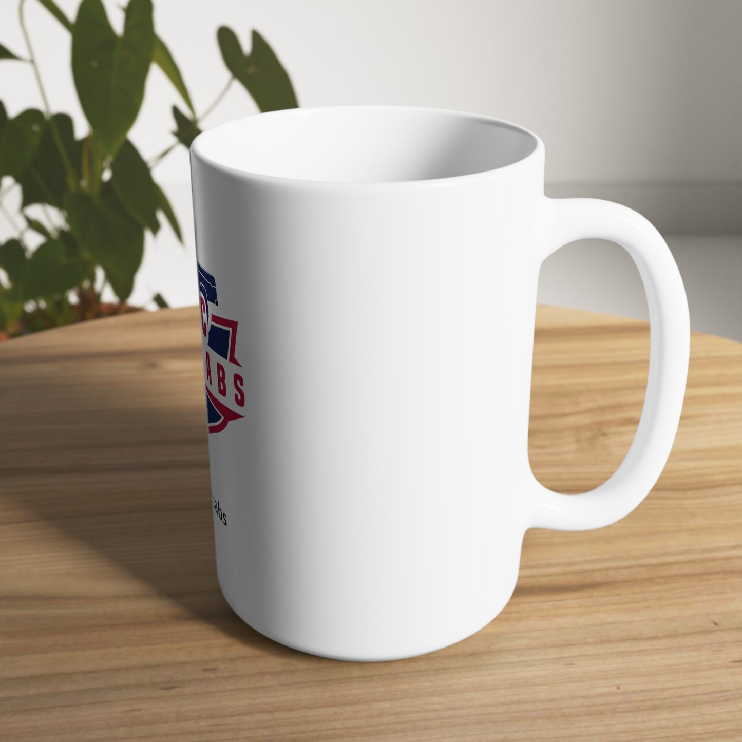 Dodge Sweptline White Ceramic Mug, 11oz and 15oz