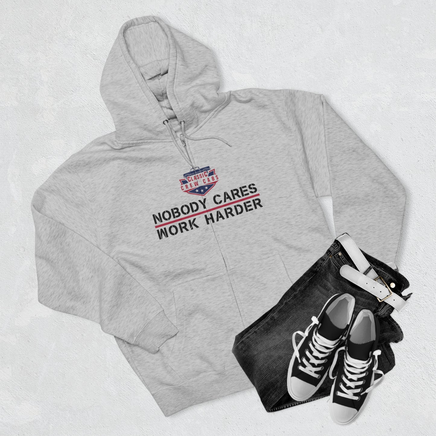 Nobody Cares -Dodge 72-80 - Full Zip Hoodie