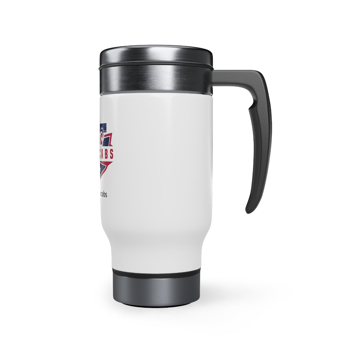 International 61-68 Stainless Steel Travel Mug with Handle, 14oz