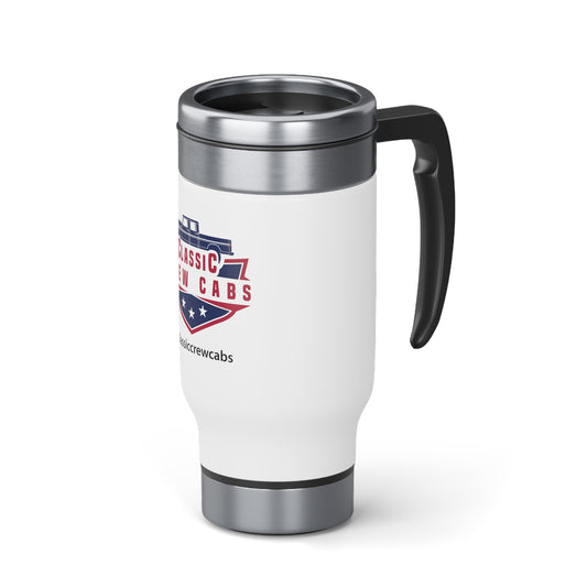 Ford Bumpside Stainless Steel Travel Mug with Handle, 14oz