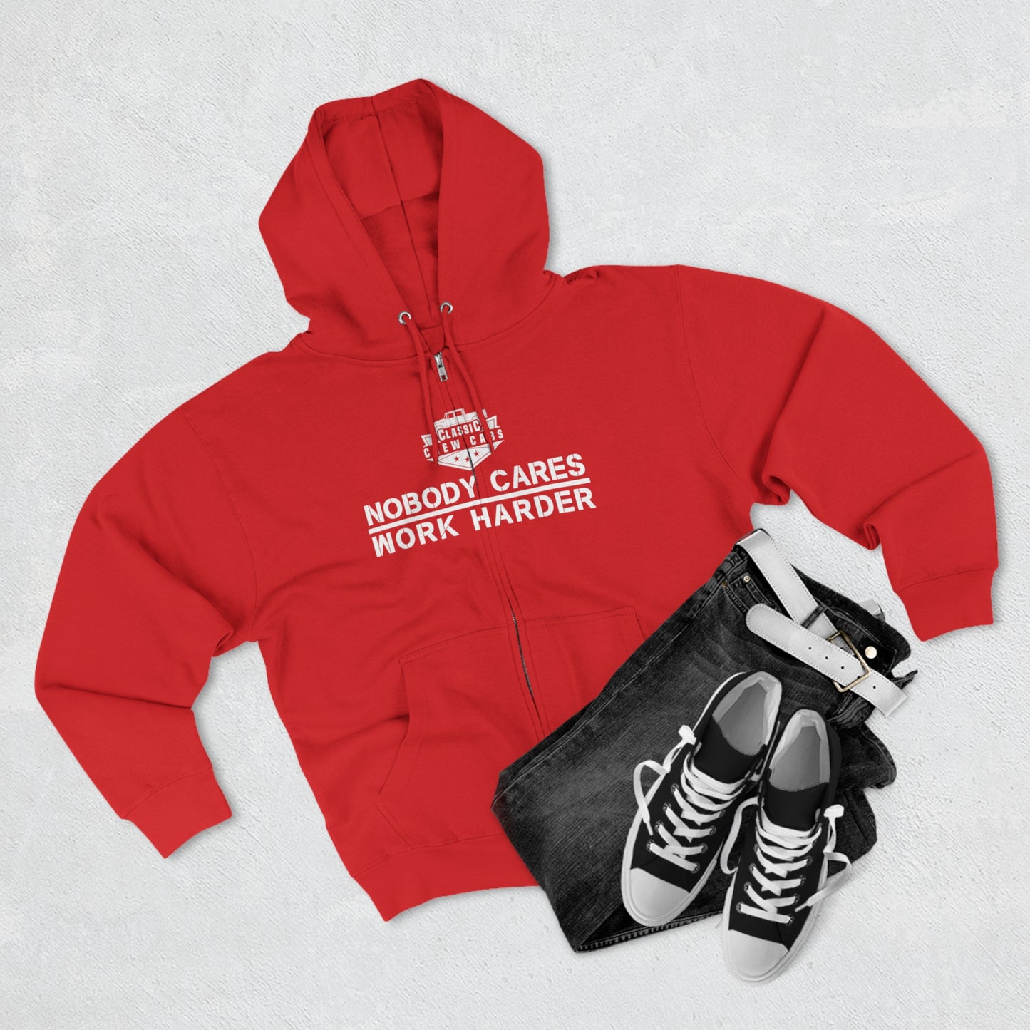 Nobody Cares - International 61-68 - Full Zip Hoodie