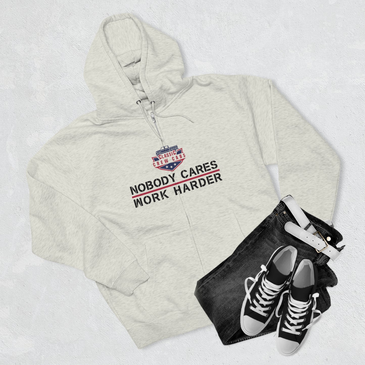 Nobody Cares - Ford OBS - Full Zip Hoodie