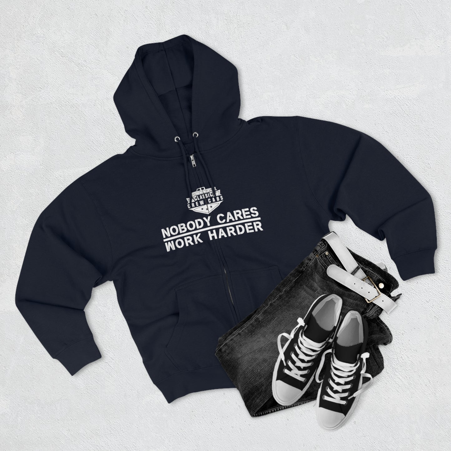 Nobody Cares - Ford Dentside - Full Zip Hoodie