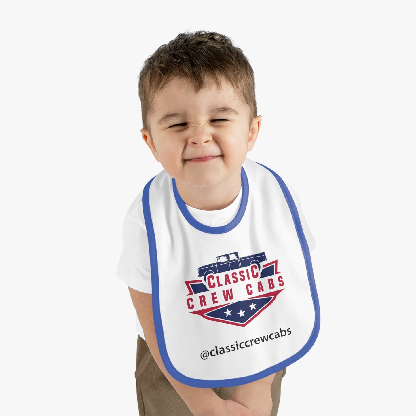 Dodge Sweptline Baby Contrast Trim Jersey Bib