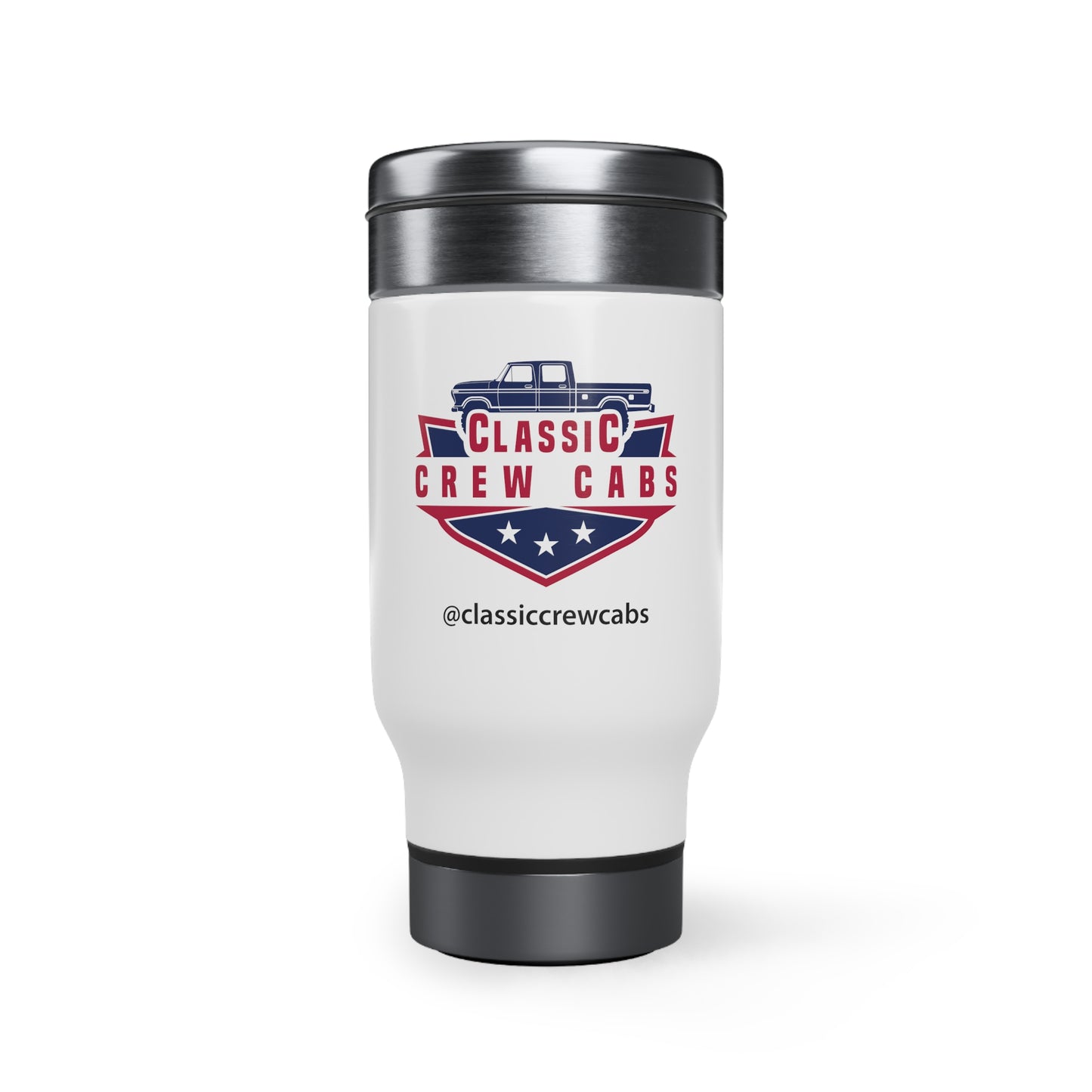 Ford Dentside Stainless Steel Travel Mug with Handle, 14oz