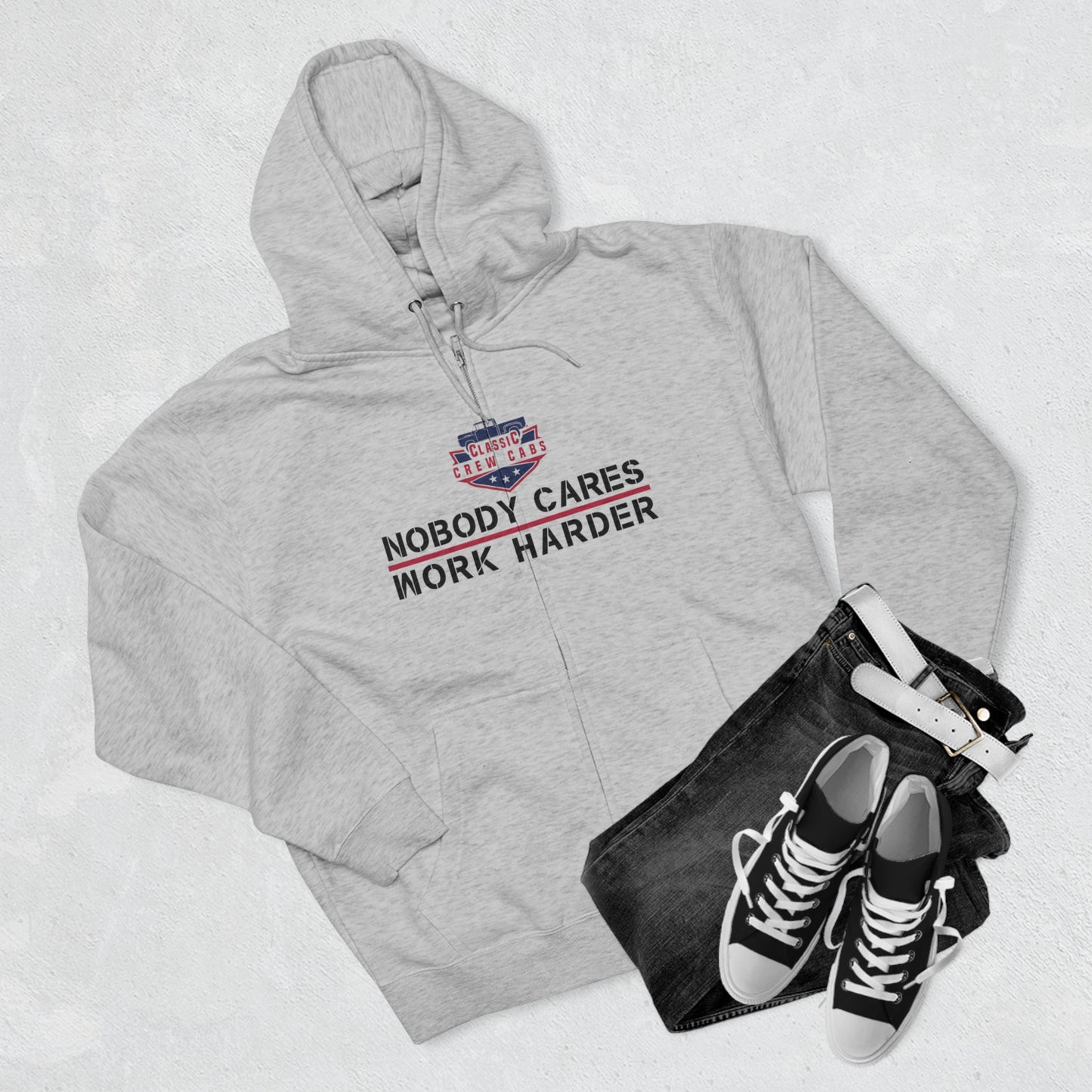 Nobody Cares - Ford Fridge - Full Zip Hoodie