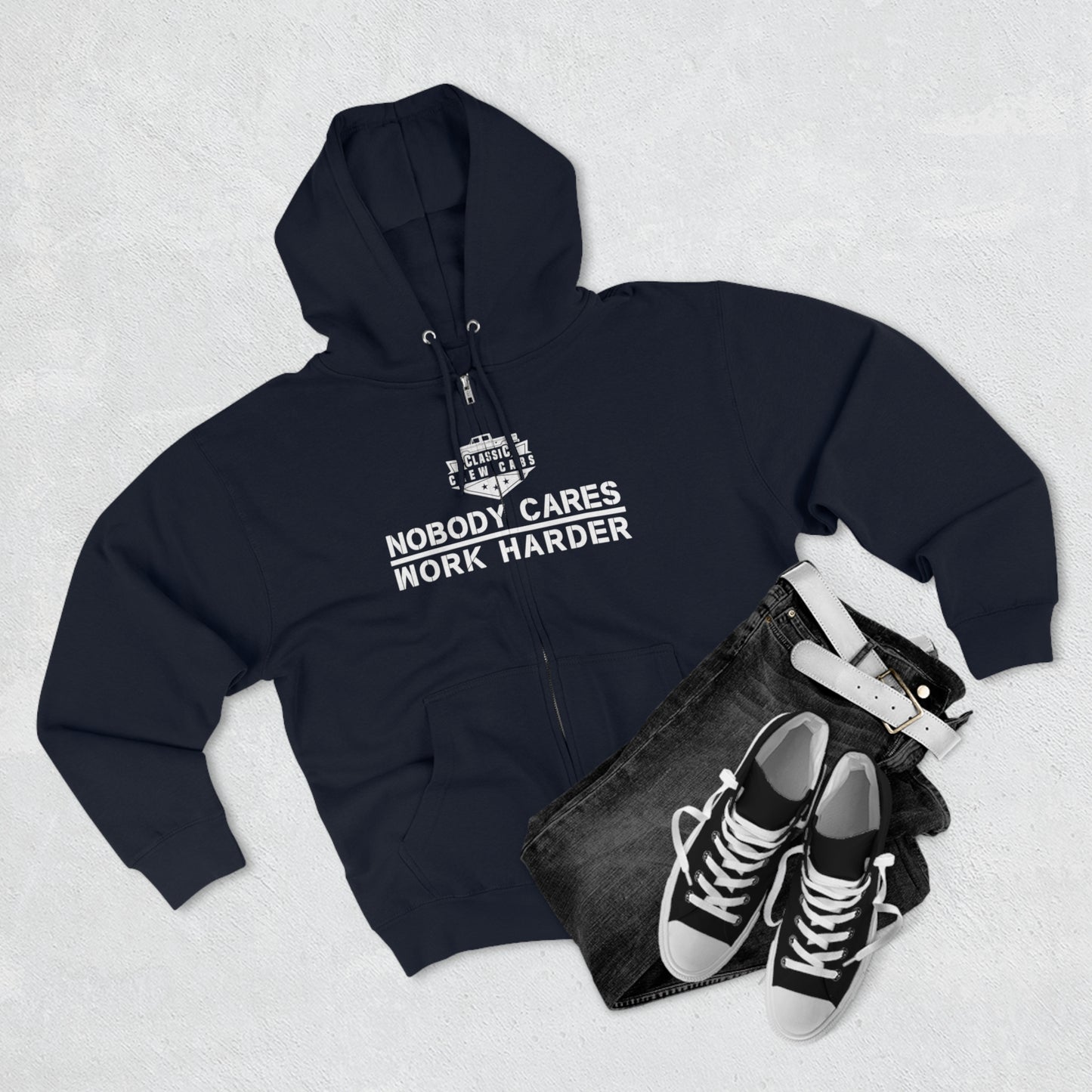 Nobody Cares - Ford Fridge - Full Zip Hoodie