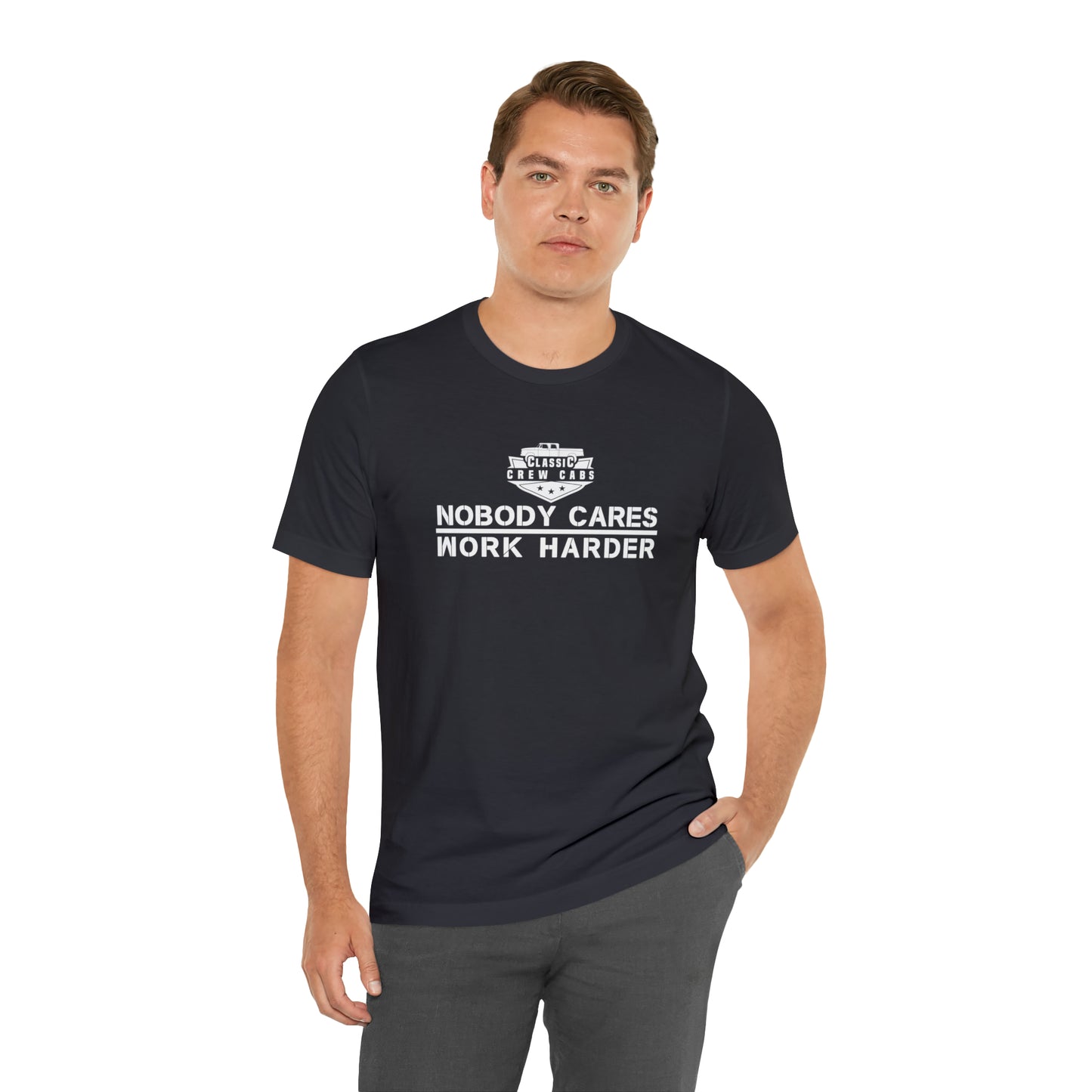 Nobody Cares-Dodge Sweptline - Short Sleeve Tee