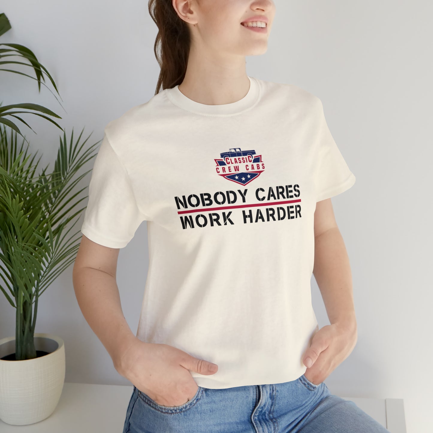 Nobody Cares-Dodge Sweptline - Short Sleeve Tee