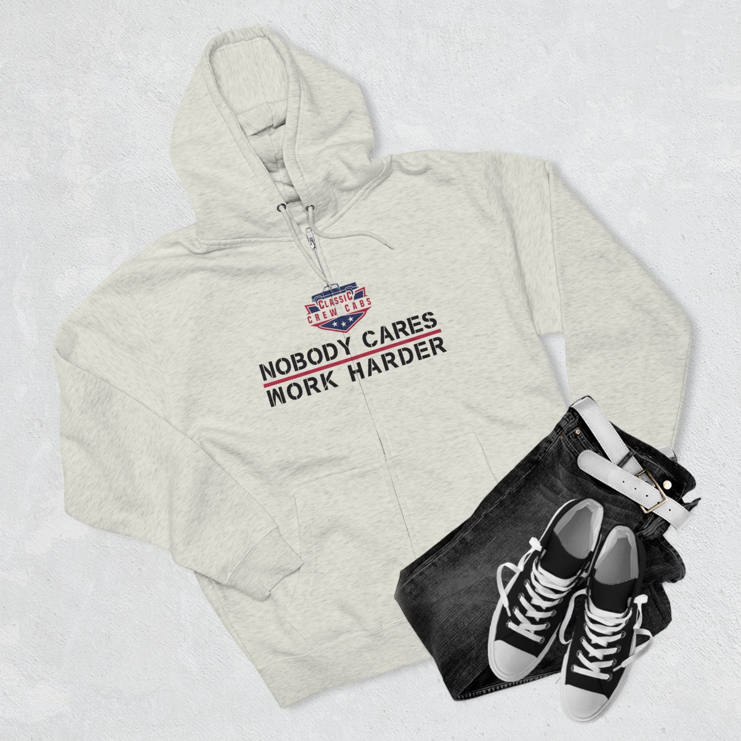 Nobody Cares -Dodge 72-80 - Full Zip Hoodie