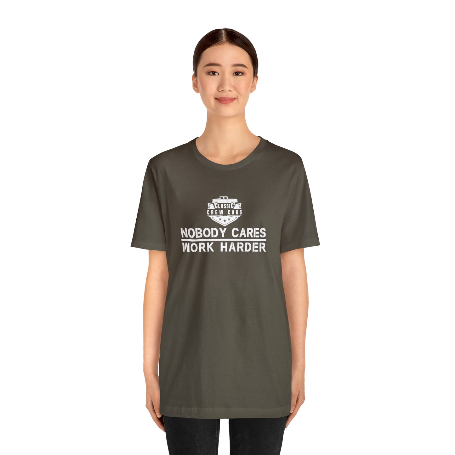 Nobody Cares-Dodge Sweptline - Short Sleeve Tee