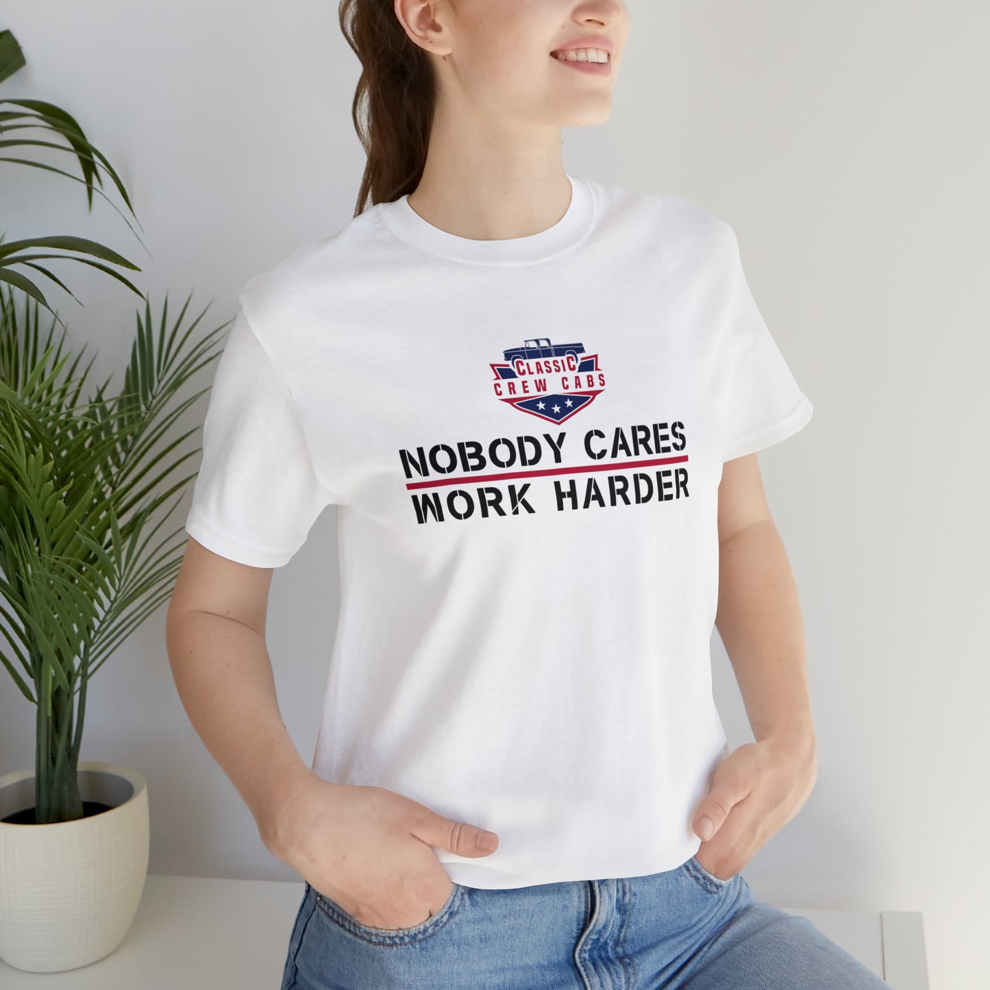 Nobody Cares-Dodge Sweptline - Short Sleeve Tee