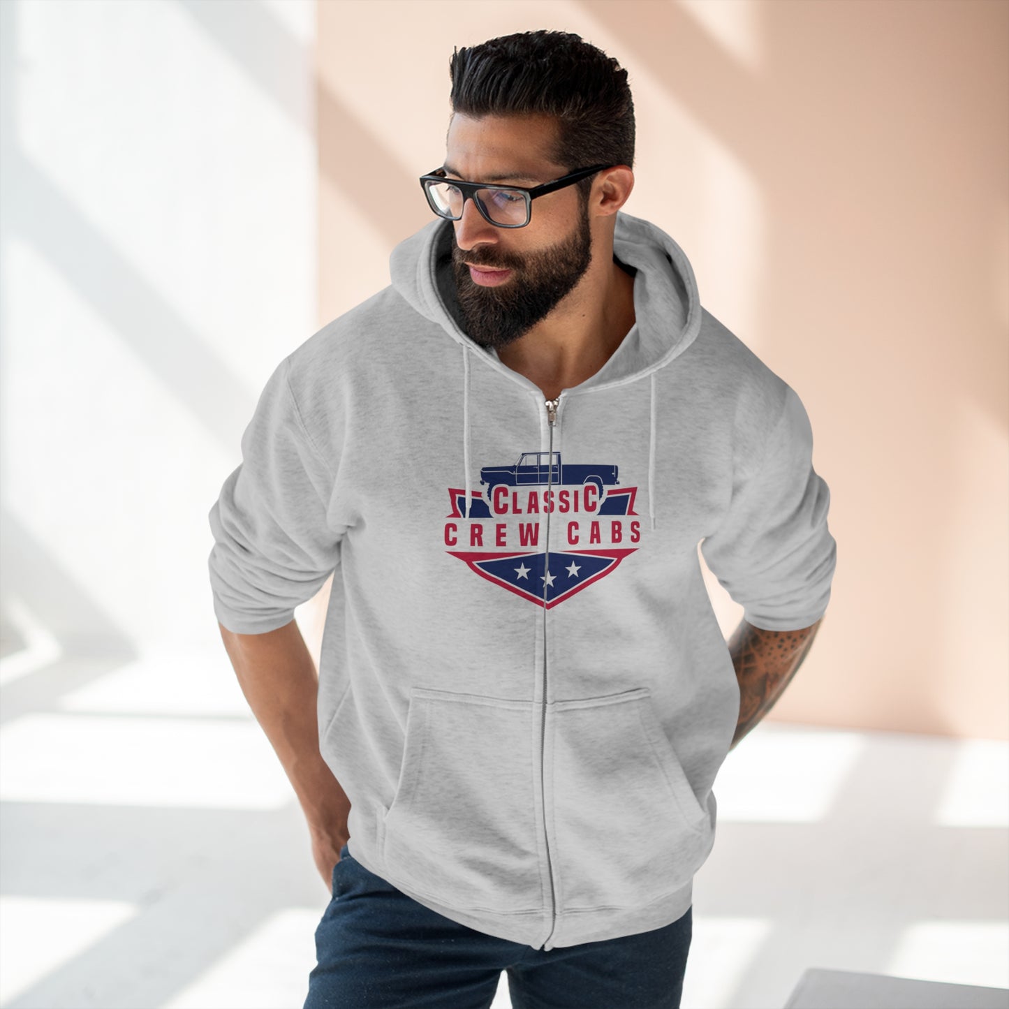 "6 Things I Like" - International 69-75 - Full Zip Hoodie