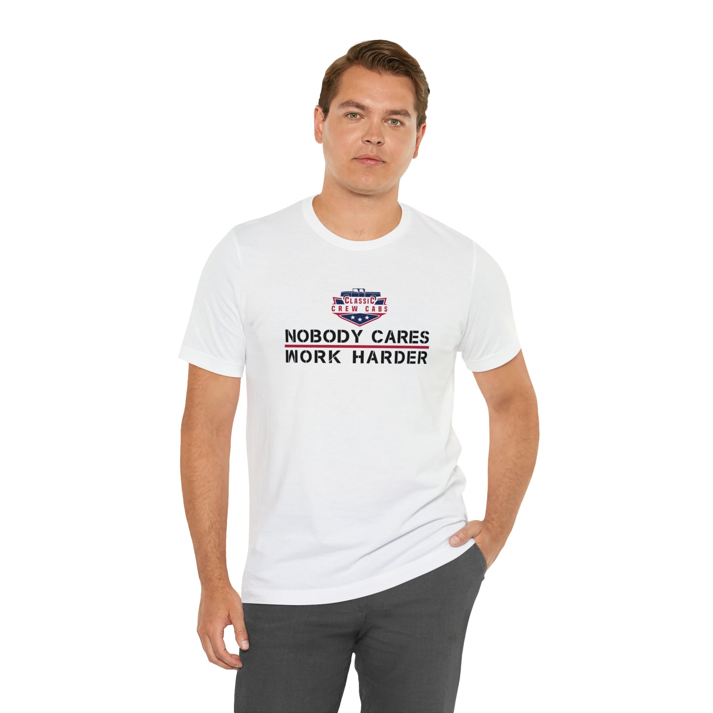 Nobody Cares-Dodge Sweptline - Short Sleeve Tee