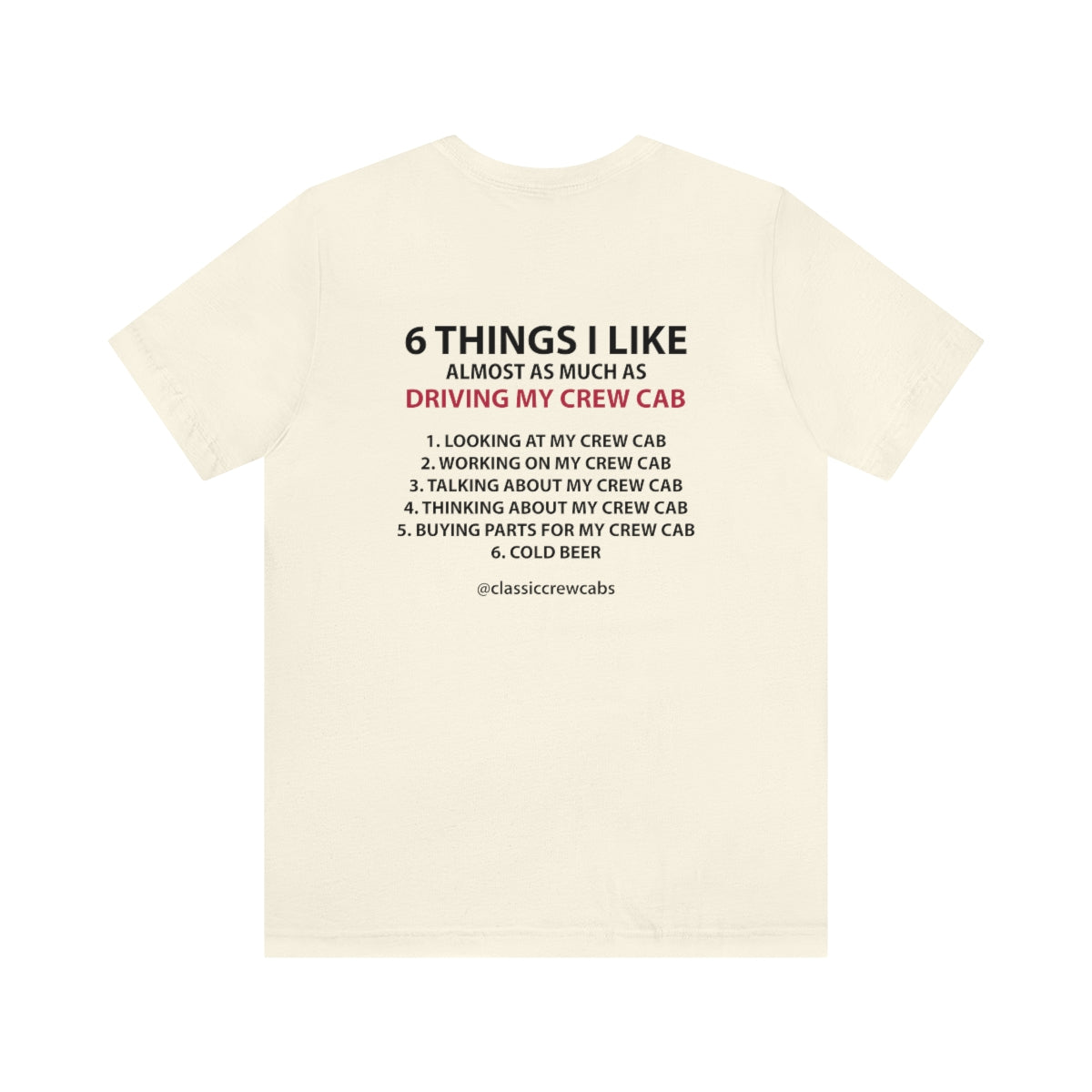 "6 Things I Like" Ford Fridge - Short Sleeve Tee