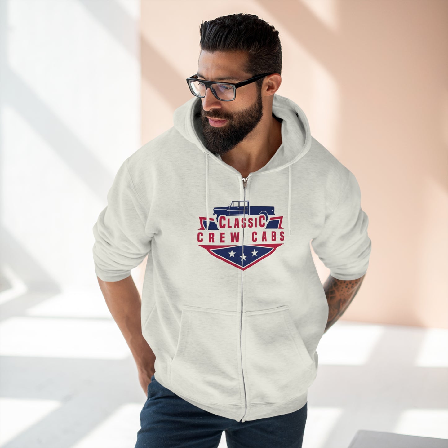 "6 Things I Like" - International 69-75 - Full Zip Hoodie