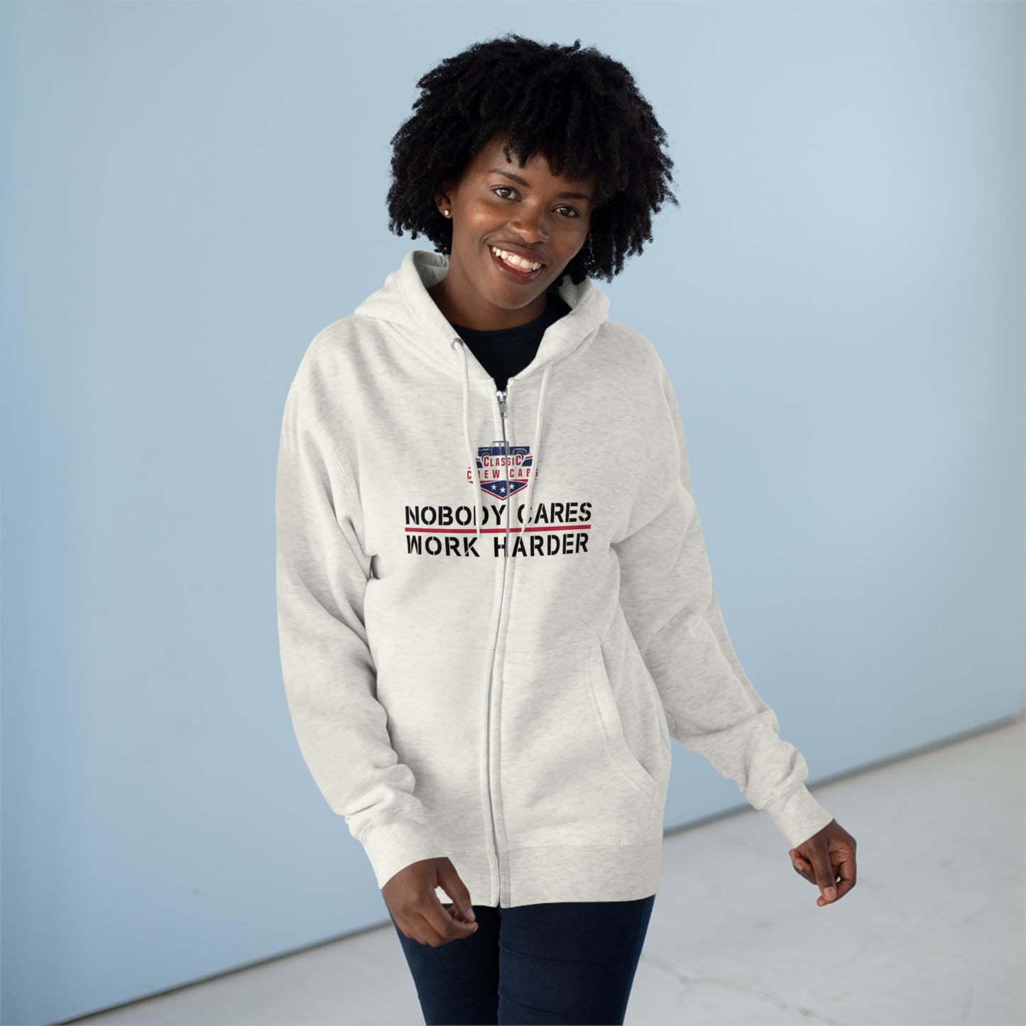 Nobody Cares - Ford Fridge - Full Zip Hoodie