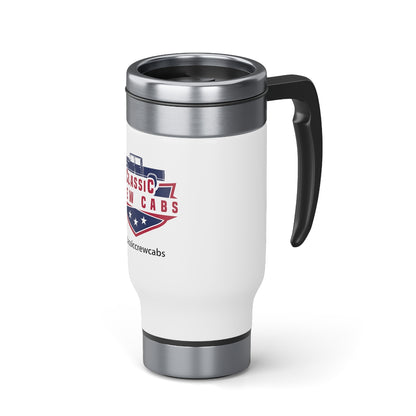 International 61-68 Stainless Steel Travel Mug with Handle, 14oz