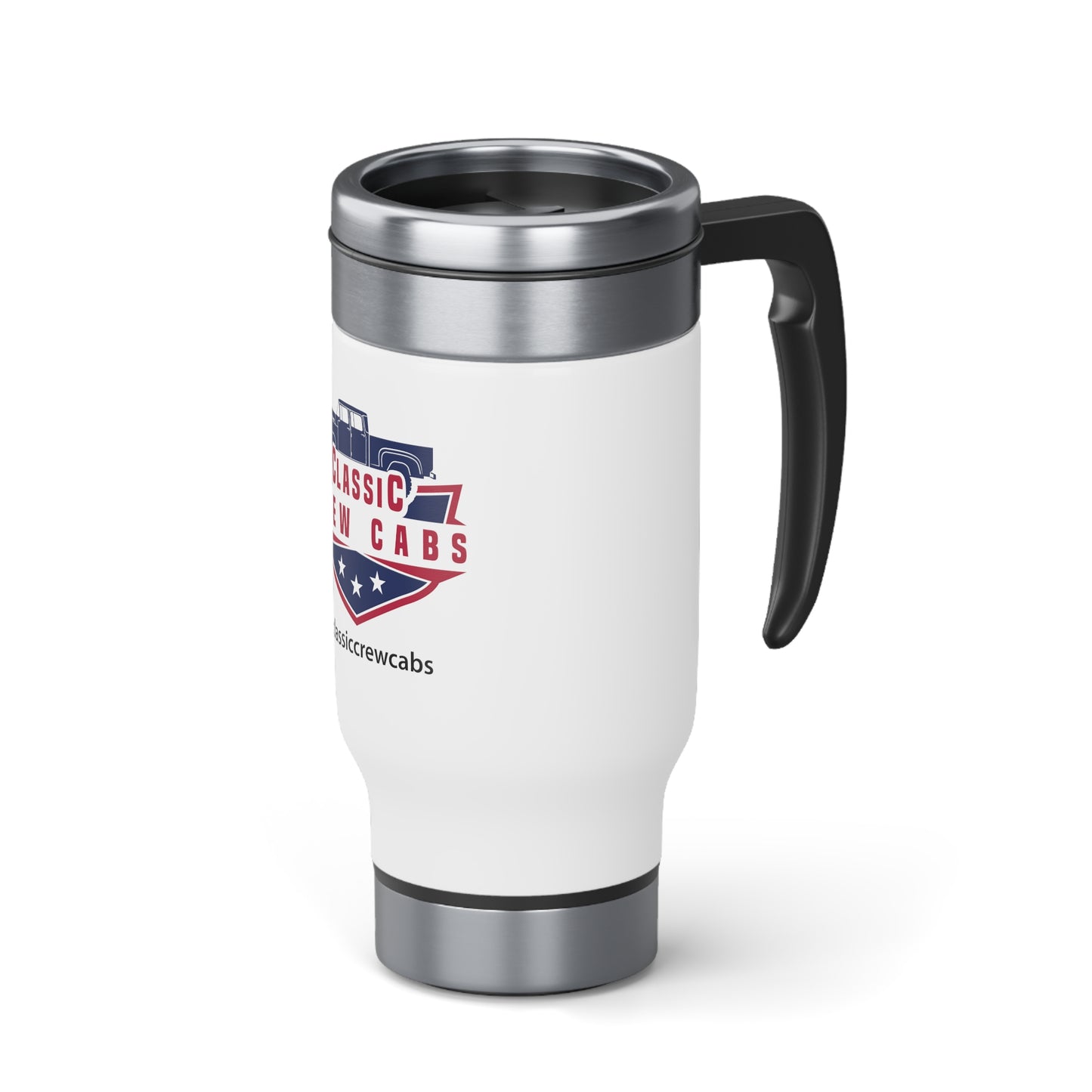 Ford Fridge Stainless Steel Travel Mug with Handle, 14oz