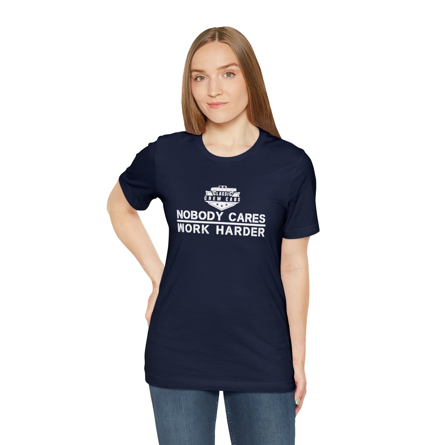 Nobody Cares-Dodge Sweptline - Short Sleeve Tee