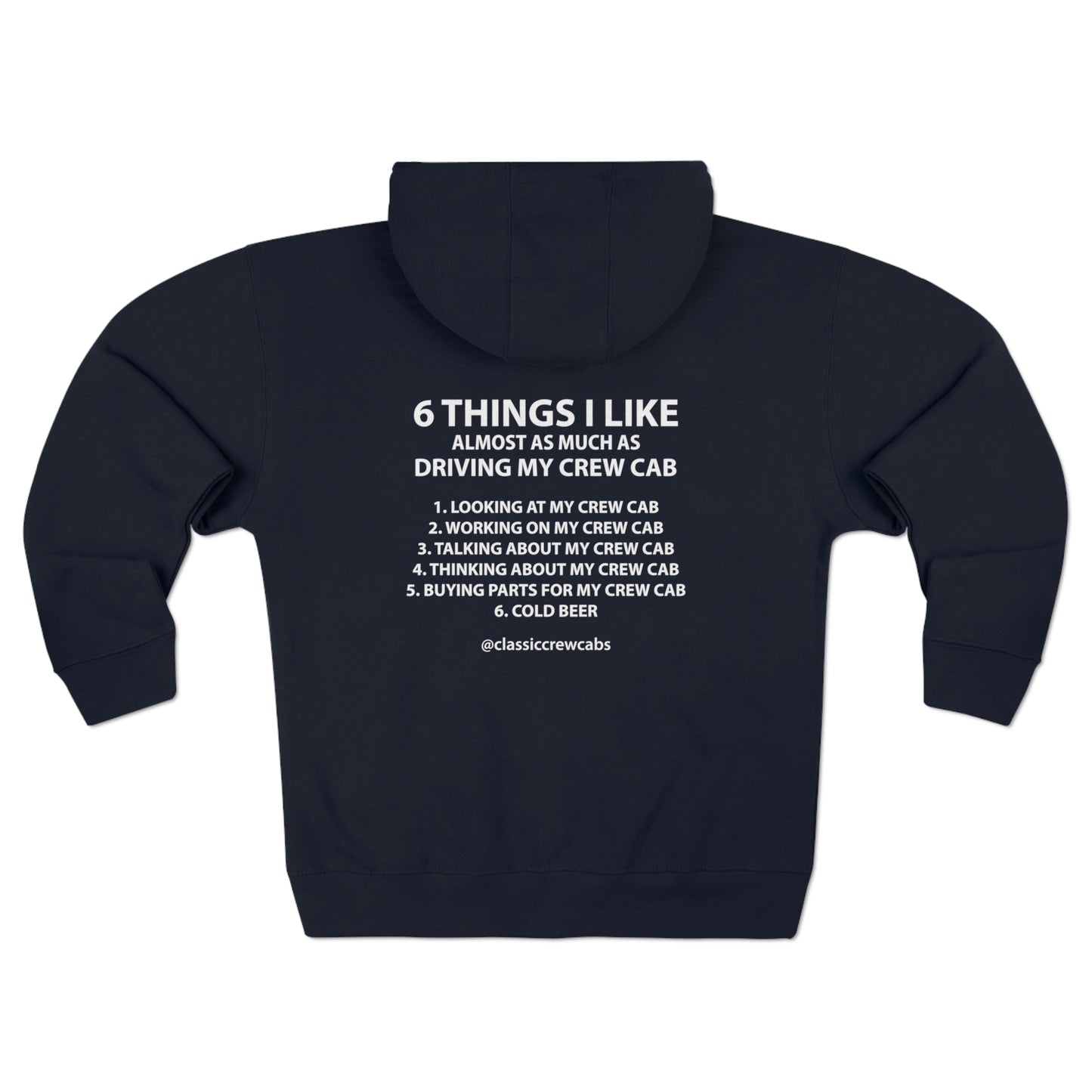 "6 Things I Like" - Dodge Sweptline - Full Zip Hoodie