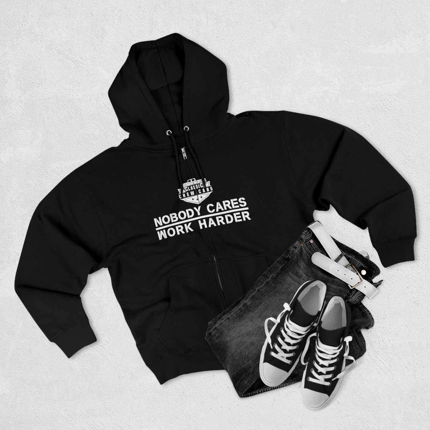 Nobody Cares - Ford Dentside - Full Zip Hoodie