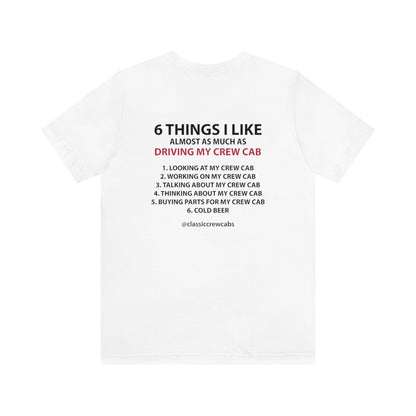 "6 Things I Like" Ford Fridge - Short Sleeve Tee