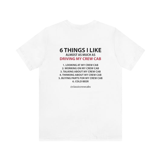 "6 Things I Like" Ford Fridge - Short Sleeve Tee