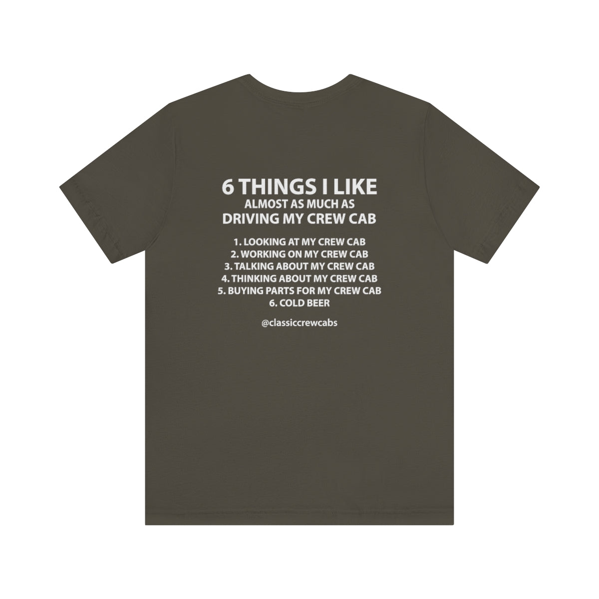 "6 Things I Like" Ford Bumpside - Short Sleeve Tee