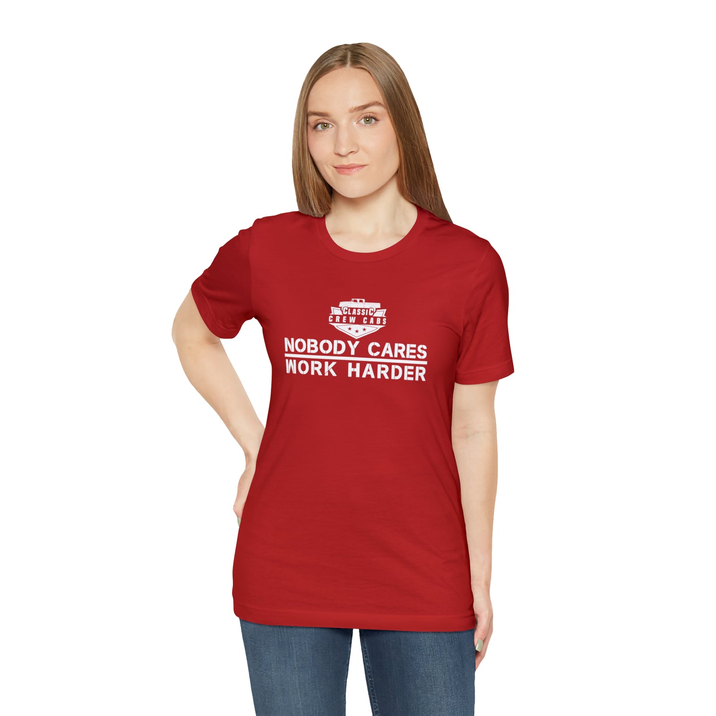 Nobody Cares-Dodge Sweptline - Short Sleeve Tee