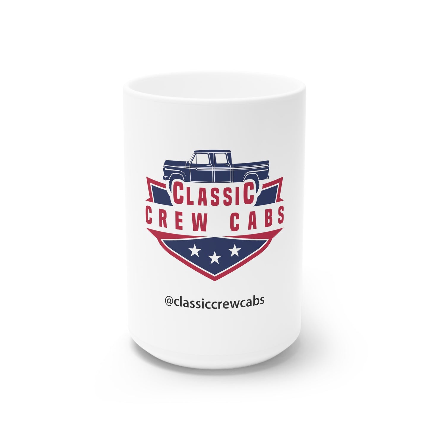 Ford Slickside White Ceramic Mug, 11oz and 15oz