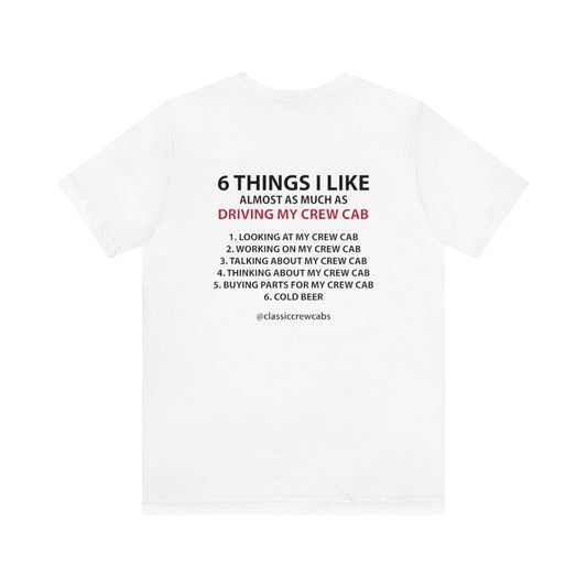 "6 Things I Like" Ford Bumpside - Short Sleeve Tee