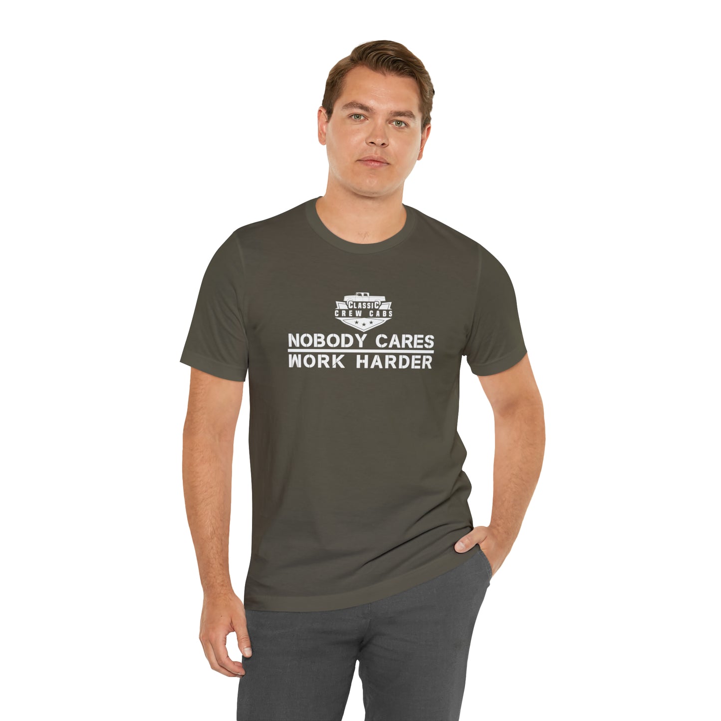 Nobody Cares-Dodge Sweptline - Short Sleeve Tee